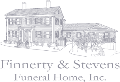 The logo for sample funeral home is shown on a white background.