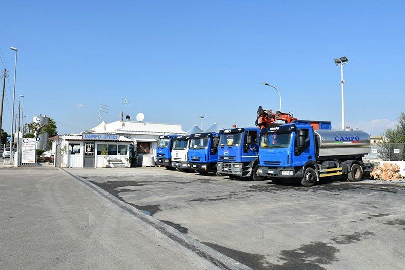 parco mezzi Iveco della ditta