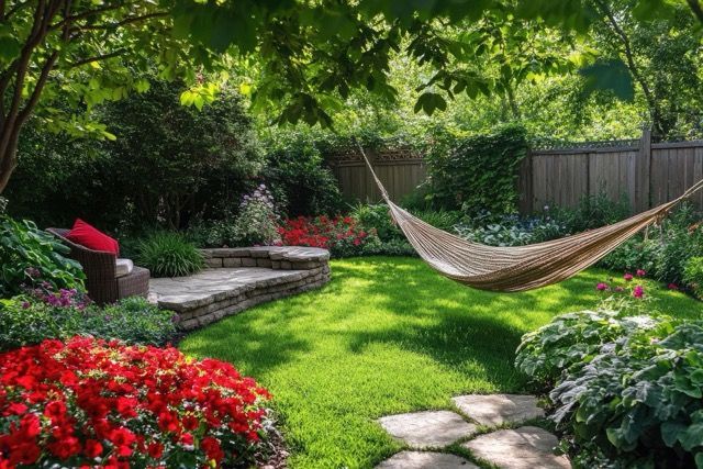 backyard hammock