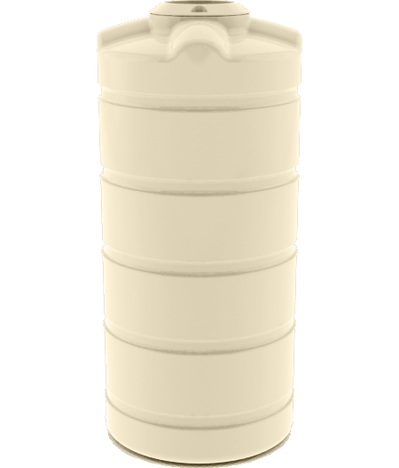 1000L Round Water Tank - Classic Cream