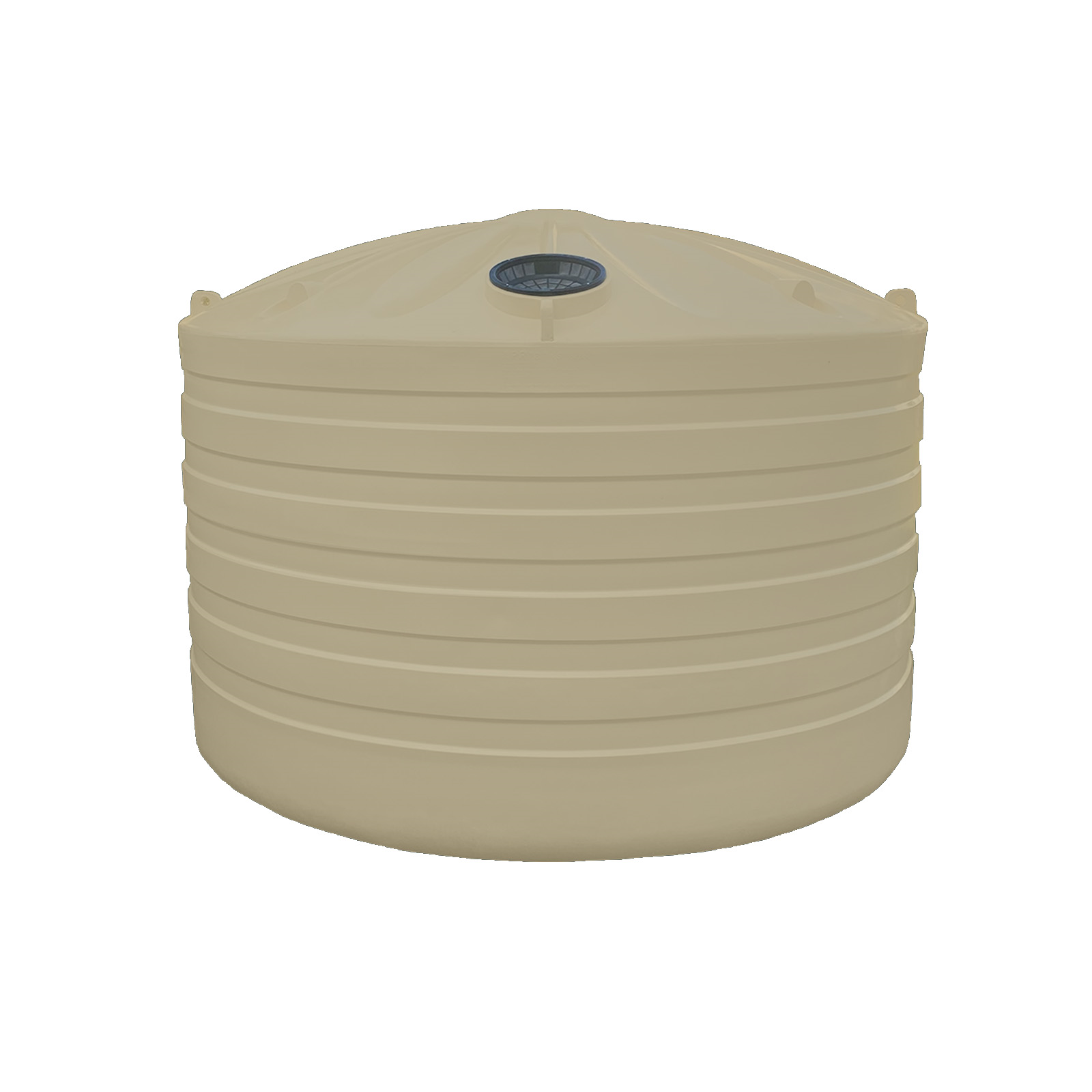15,000L Round Water Tank - Beige