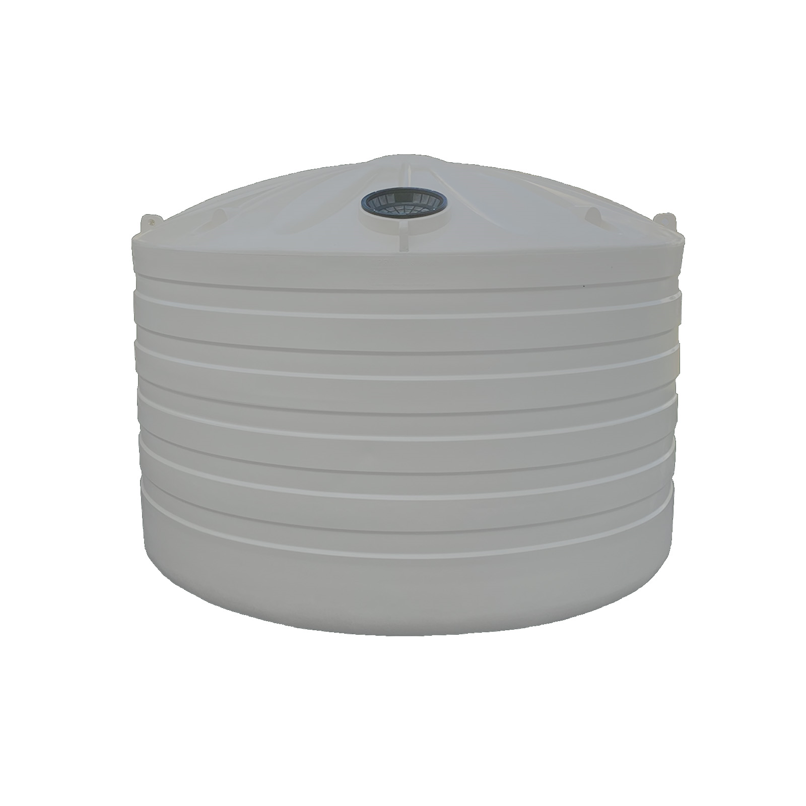 15,000L Round Water Tank - Gull Grey