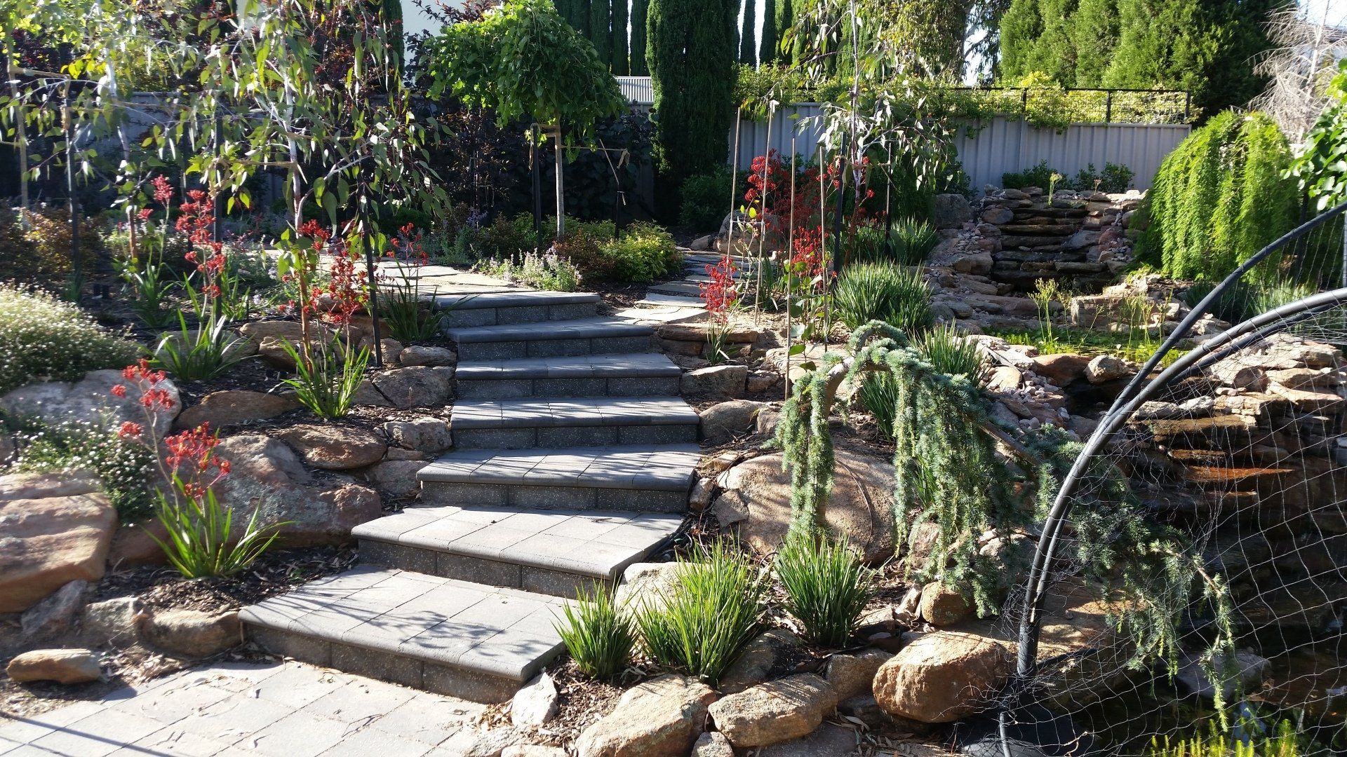 Concrete Wall and Pavers — Adelaide, SA — Playford Pavers