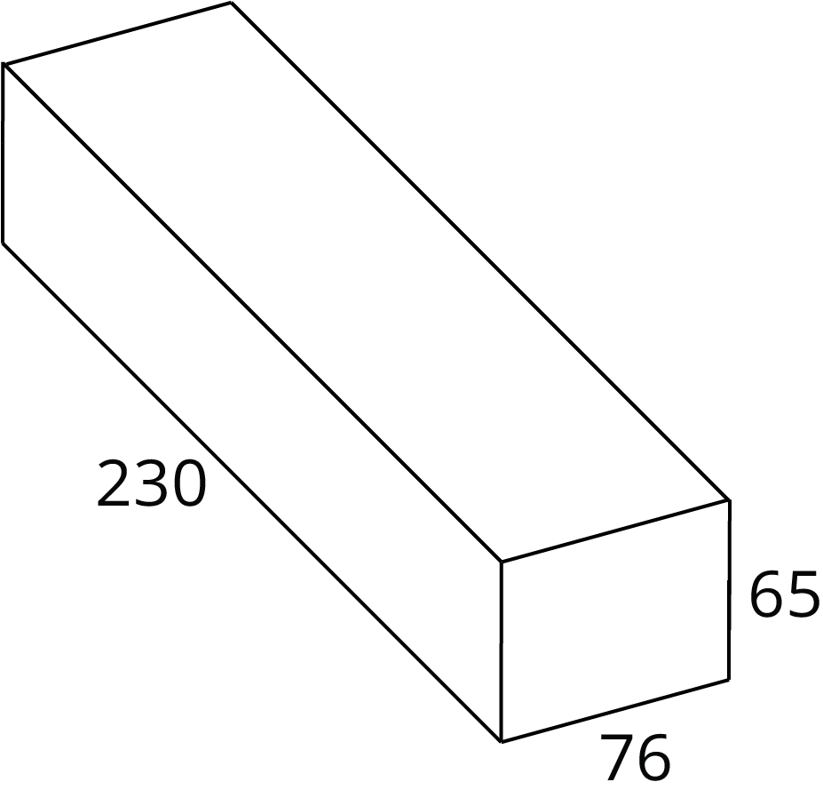 Piccolo - 230x76x65mm