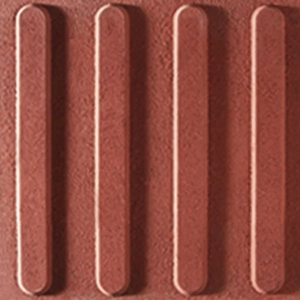 Directional Tactile Indicator - Terracotta