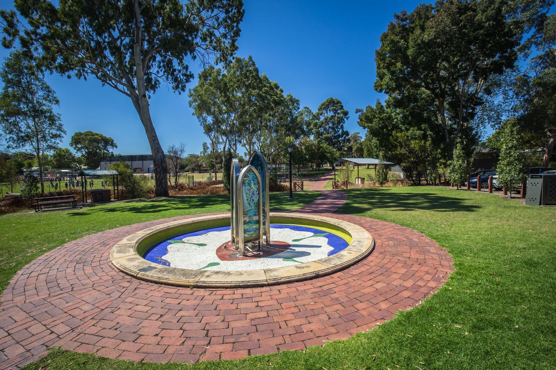 White Car on Driveway — Adelaide, SA — Playford Pavers
