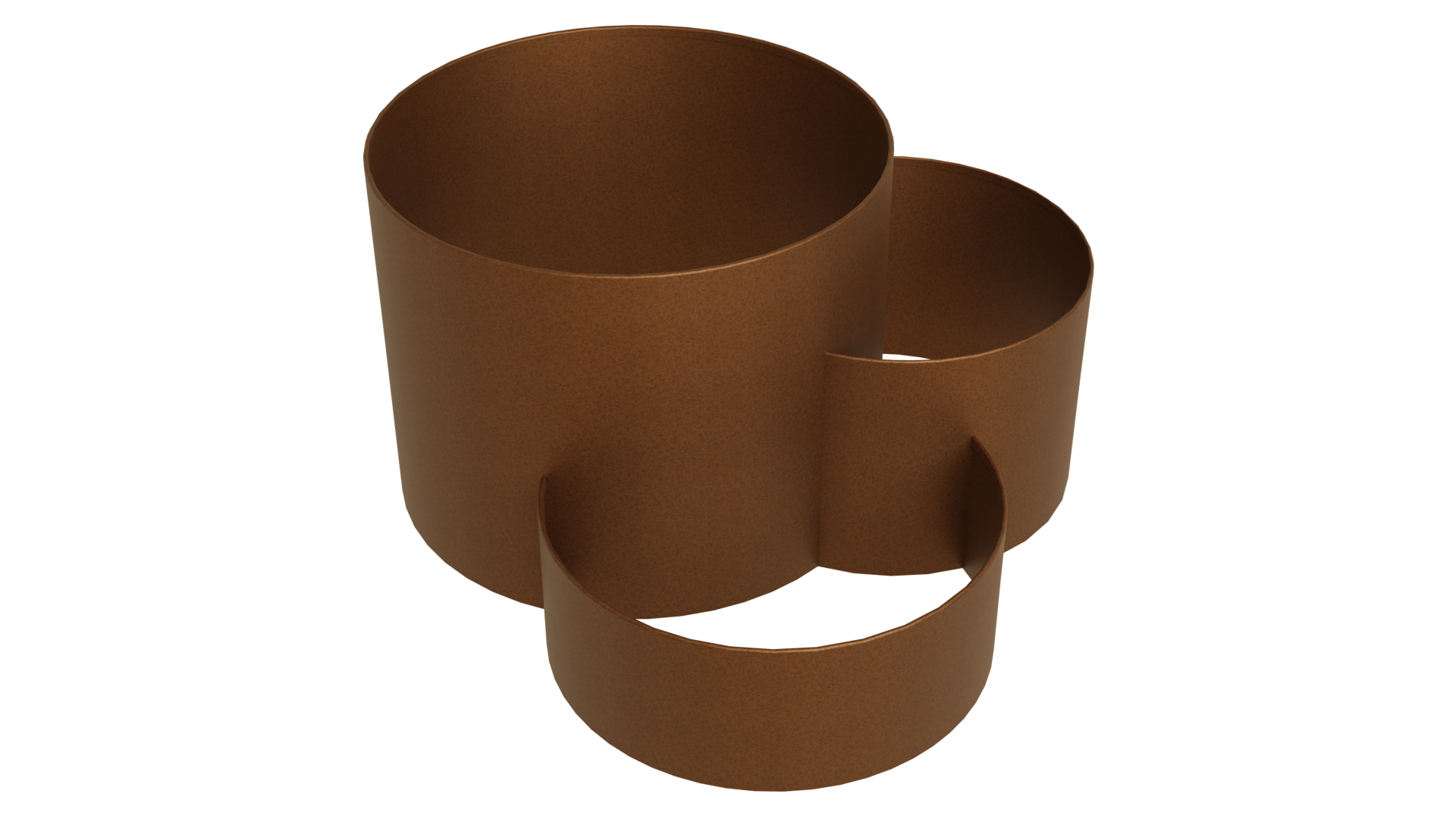 Triple Tier Steel Ring Planter - Dimension 02