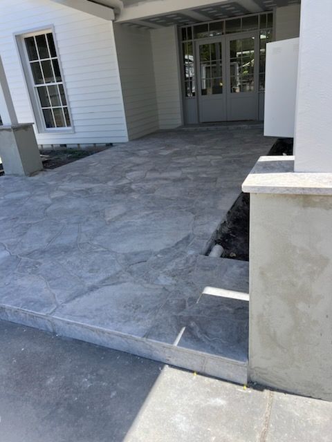 Silver Raw Travertine Natural Stone Crazy Pavers