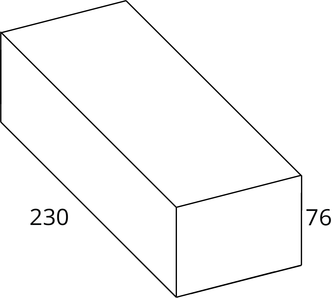 Wirecut - 230x76mm
