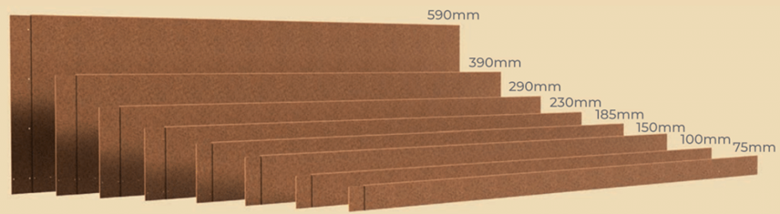 Steel Garden Edging - Dimension