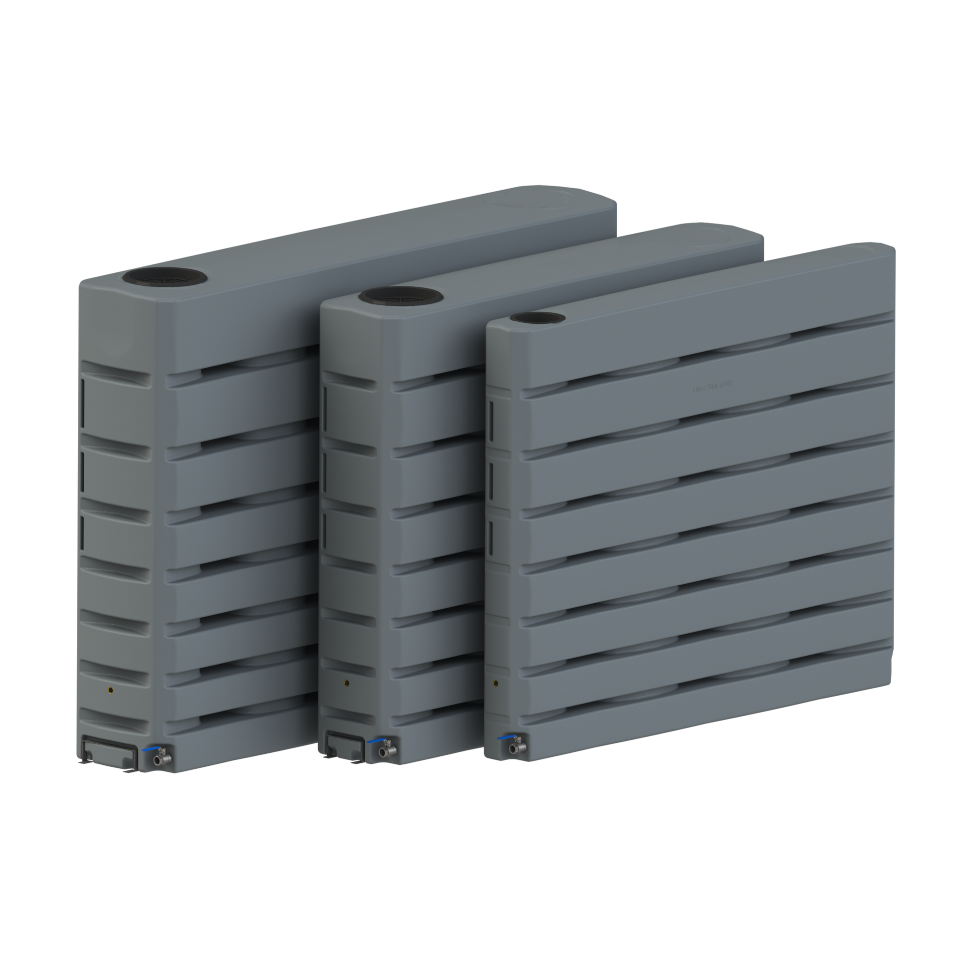 1000L Ultraslim Water Tank - Shale Grey
