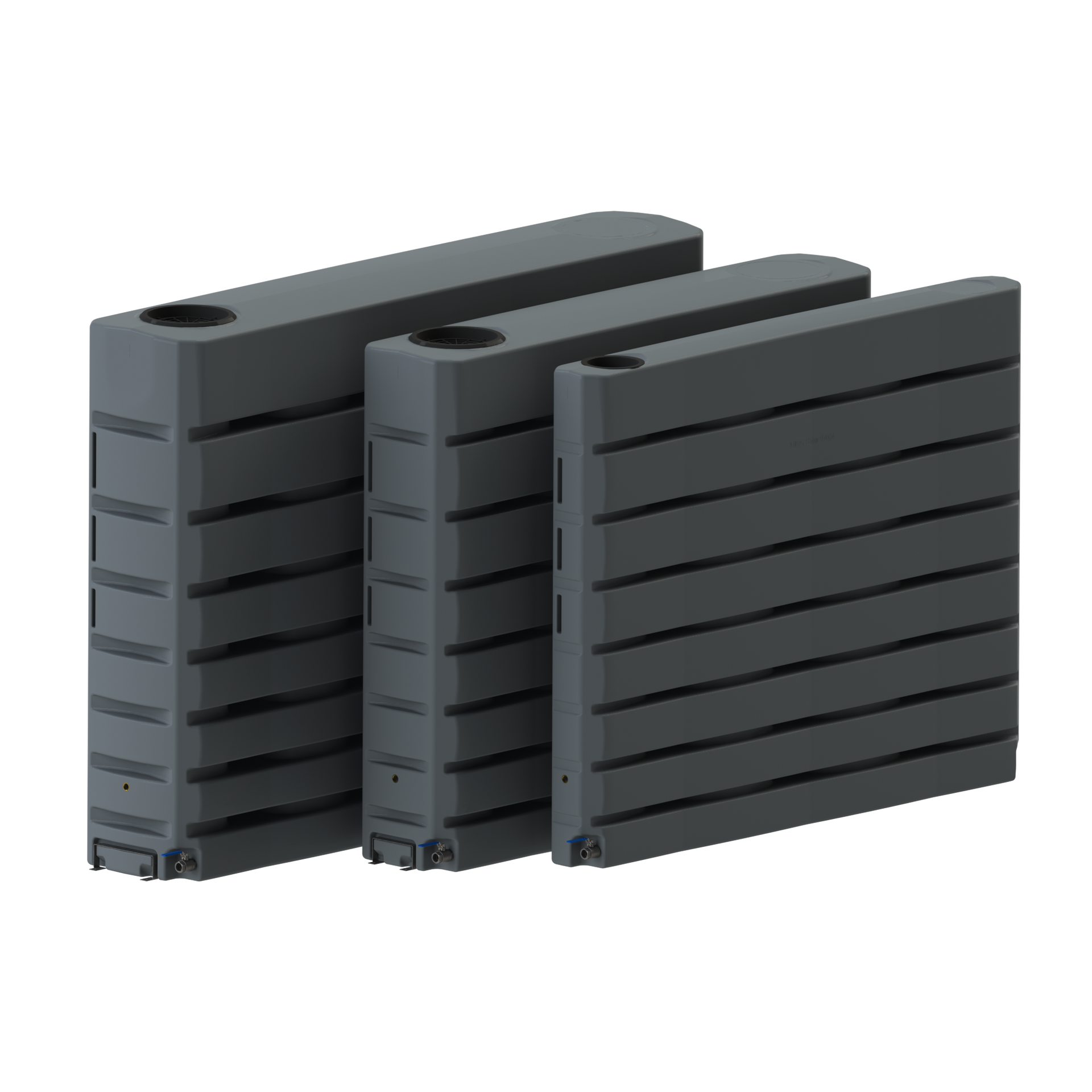 1000L Ultraslim Water Tank - Slate Grey