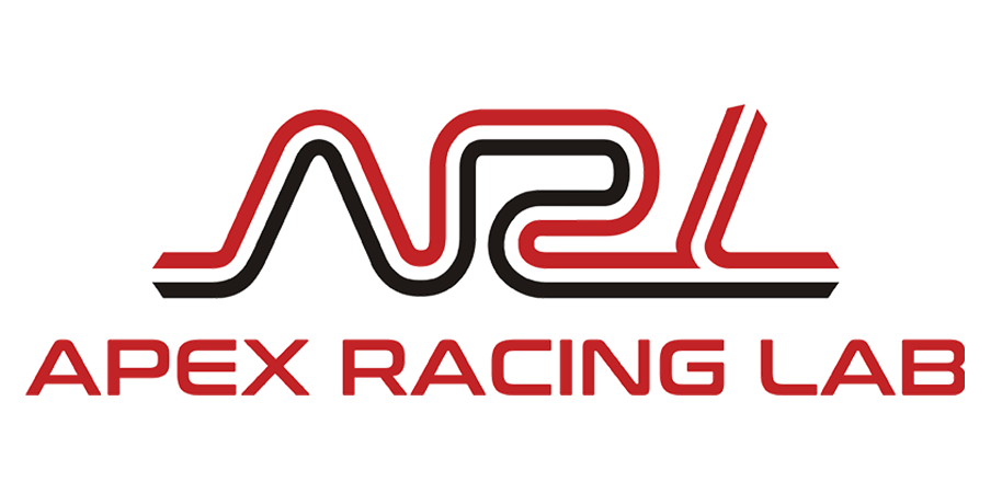APEX Racing Lab logo in red and black stylized lettering on a white background