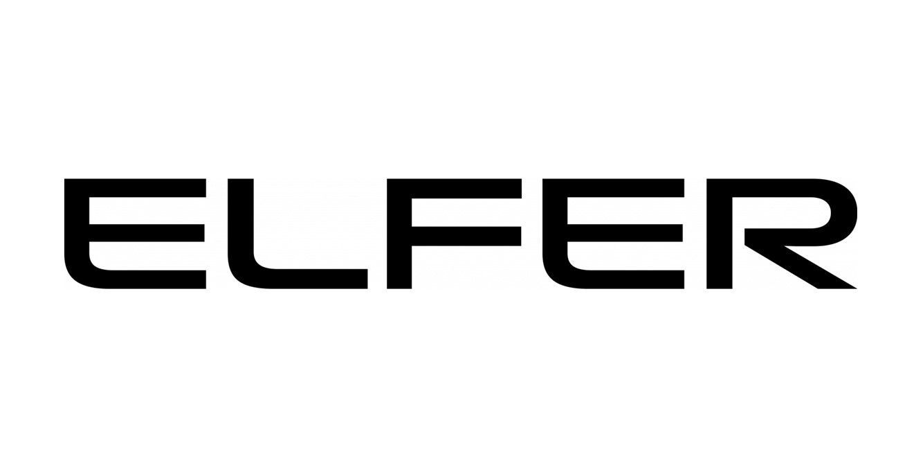 Black ELFER wordmark on a white background
