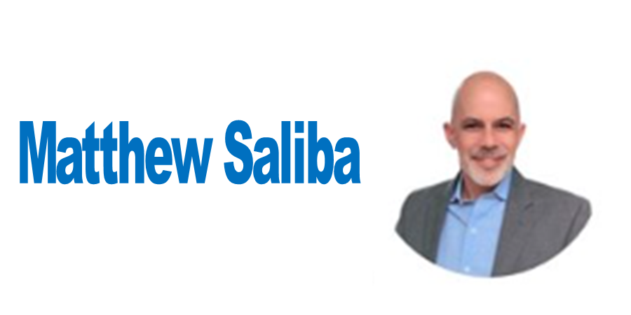 Matthew Saliba logo in blue text with a small headshot on the right