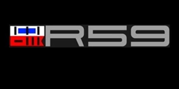 RS9 logo with silver lettering and a red, white, and blue emblem on a black background