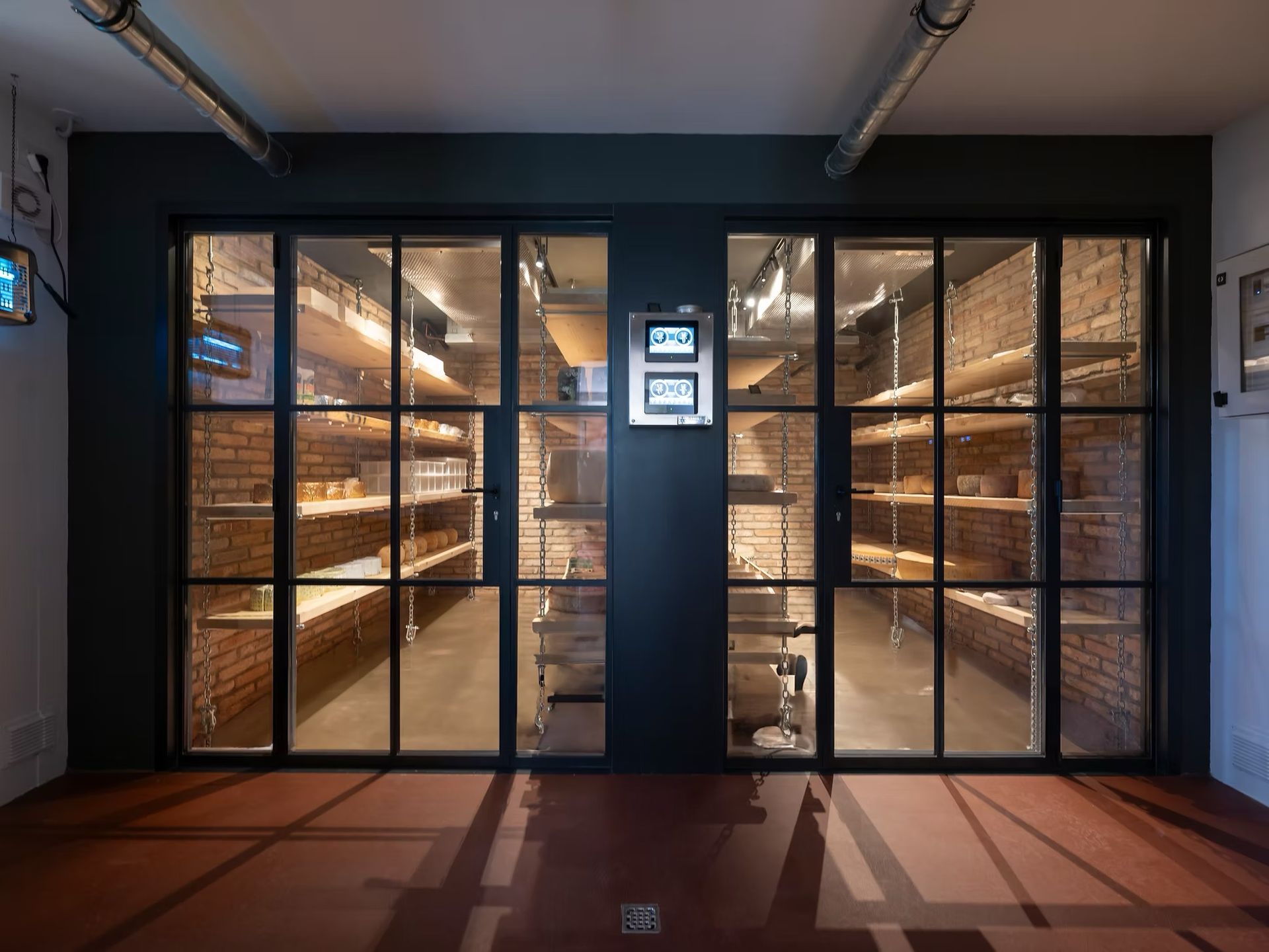 Our cheese ageing cellar at Campo Sasso
