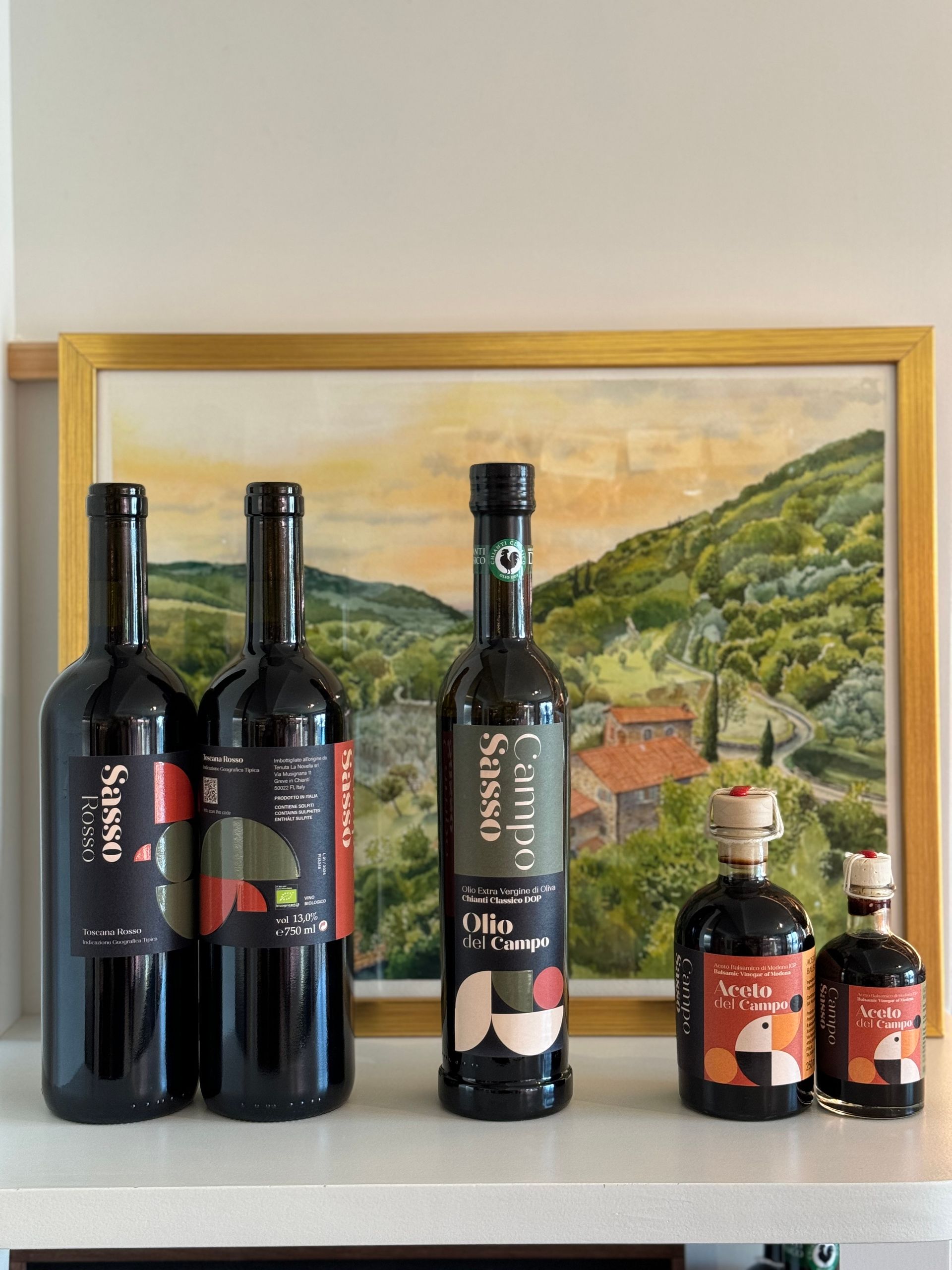 Olio del Campo organic Chianti Classico DOP extra virgin olive oil from Tuscany