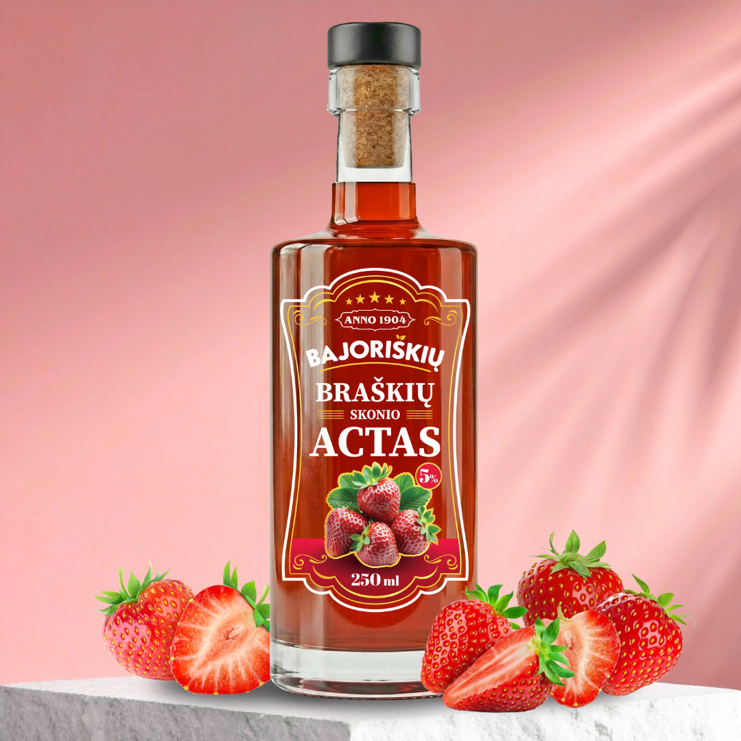 Braškių skonio actas