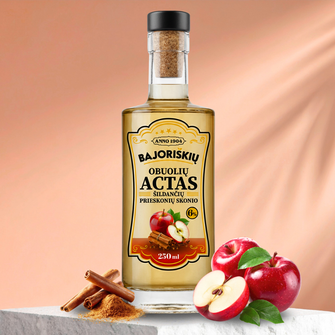Šildančių prieskonių skonio actas
