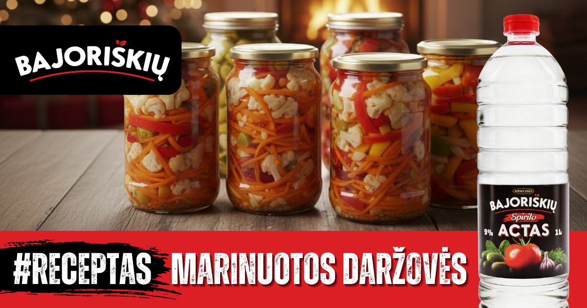 Marinuotos daržovės