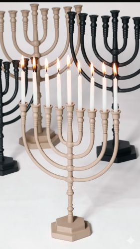 חנוכיות מתכת דיויד