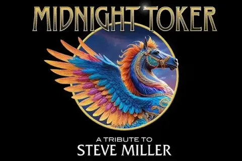 Album cover for “Midnight Toker,” featuring a colorful bird and the text “A Tribute to Steve Miller.”