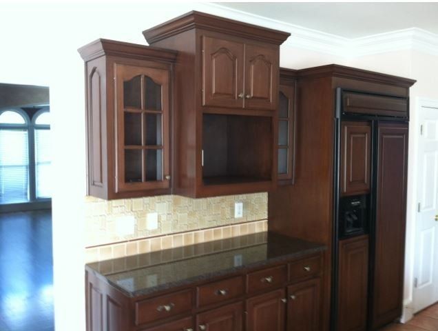 Dark Brown Cabinet — Tucker, GA — Atlanta Kitchen Refinishers Inc.
