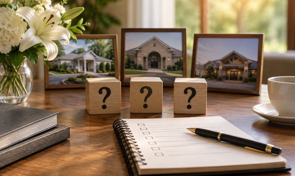 Comparing funeral homes Canton Township, MI by reviewing important questions