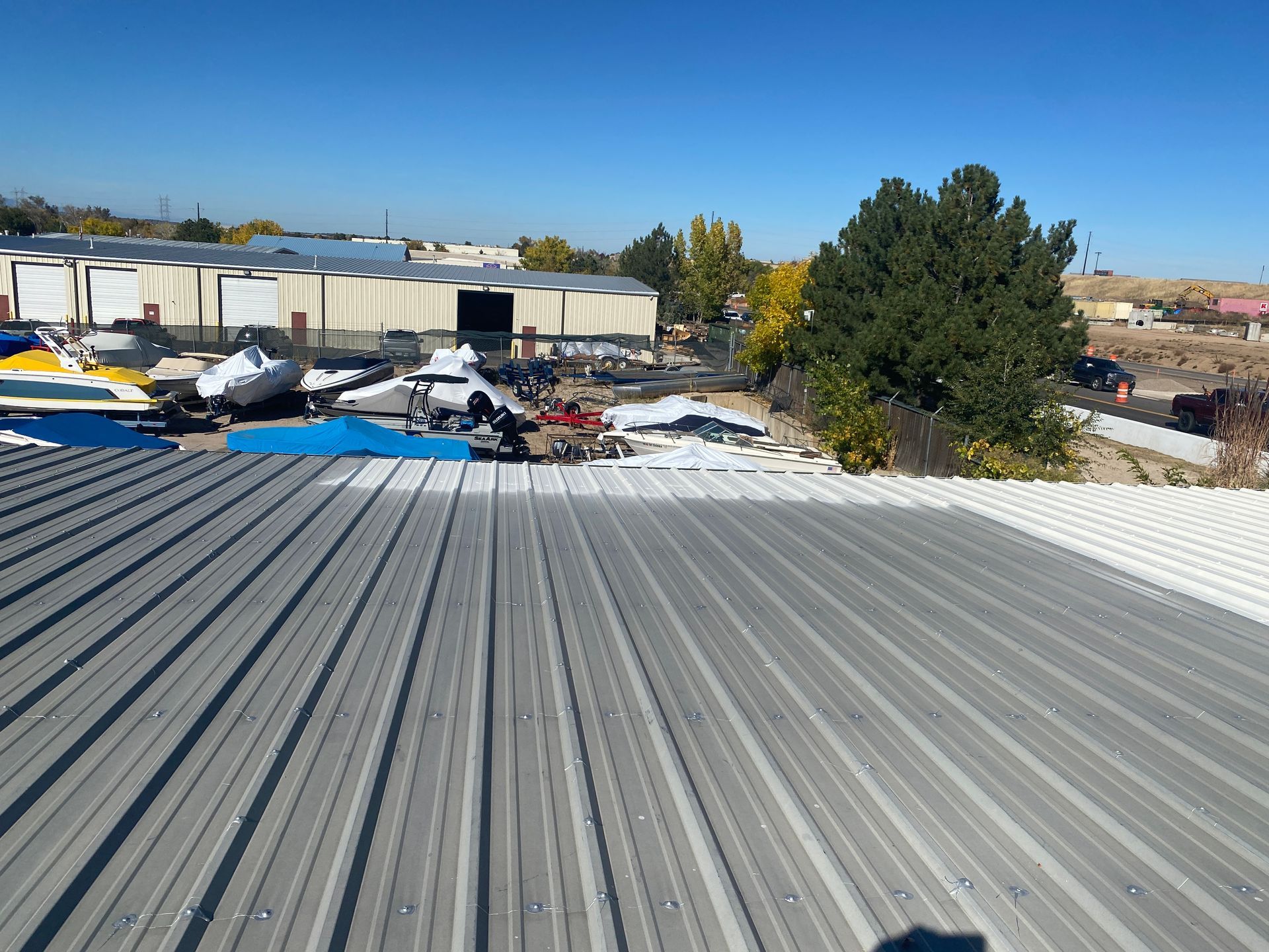 Commercial roof rehab project completed by Kudu Roofing.