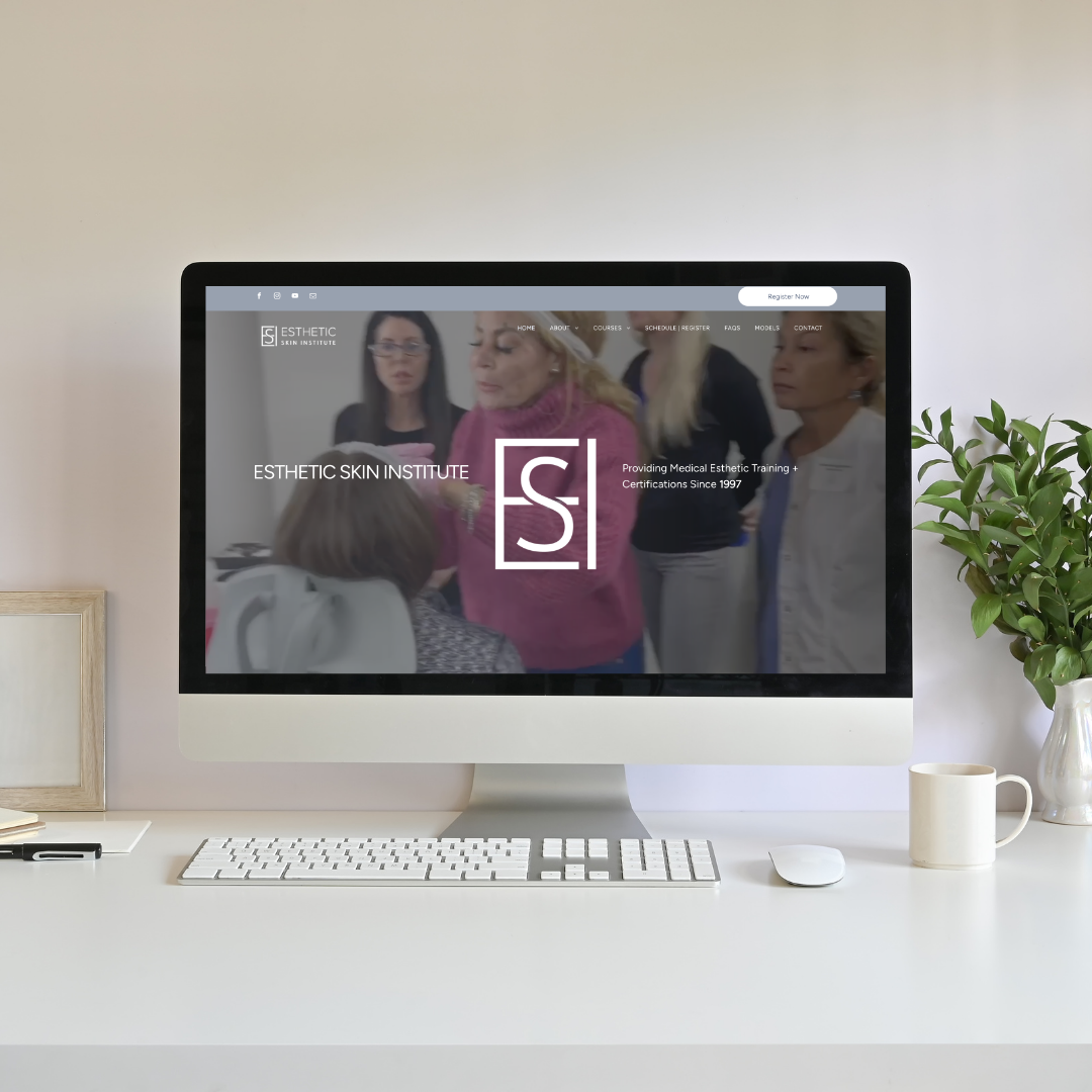 esthetic skin institute client website example