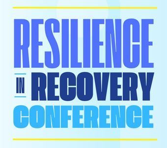 The logo for the resilience in recovery conference