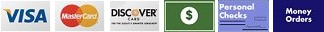 credit card logos we use to accept payments