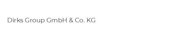Ein Logo für Dirks Group GmbH & Co. KG auf weißem Hintergrund