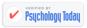 The logo for psychology today is verified by psychology today