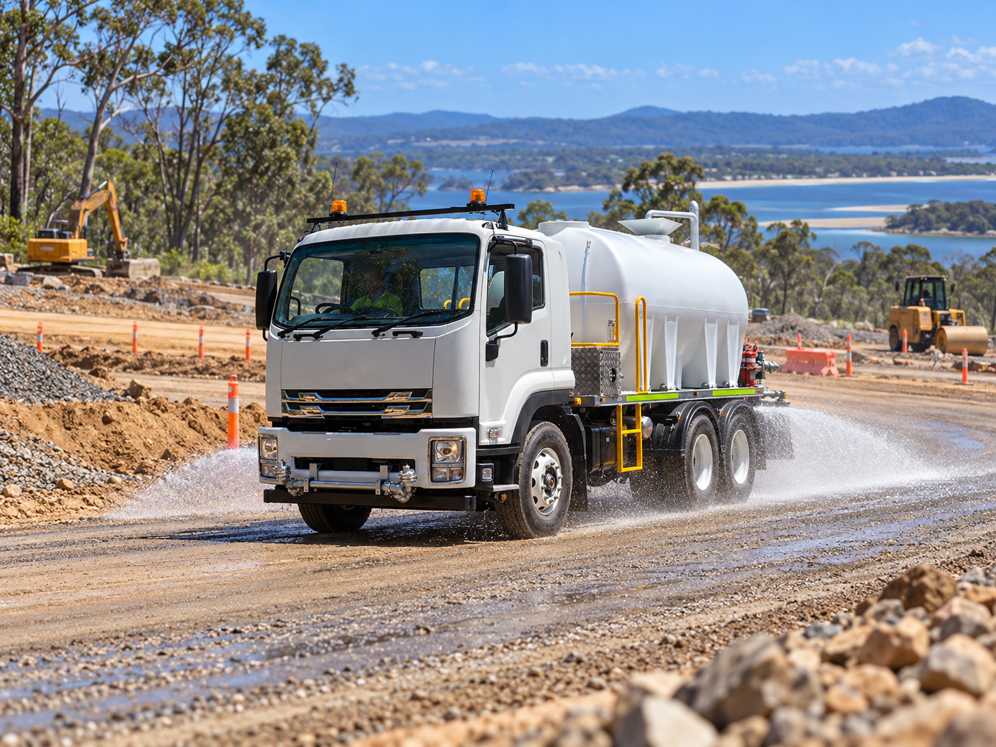 Dust suppression & roadworks water support