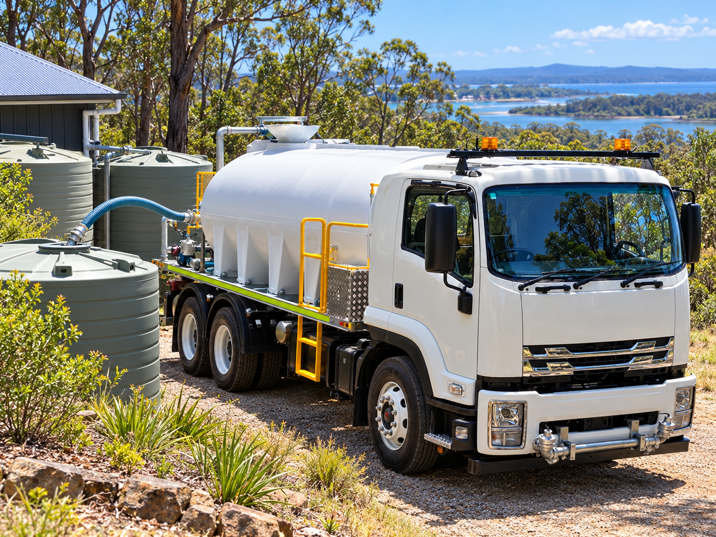 Water tank filling