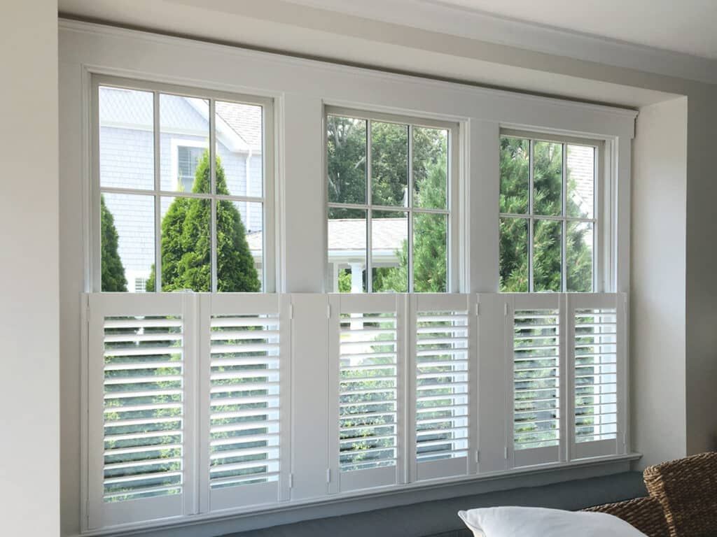 Cafe-Style Shutters Alternative to Blinds