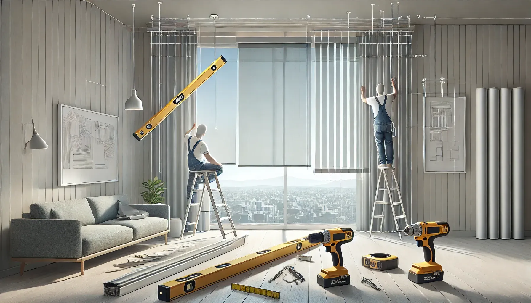 How to Install Panel Track Shades for Large Windows