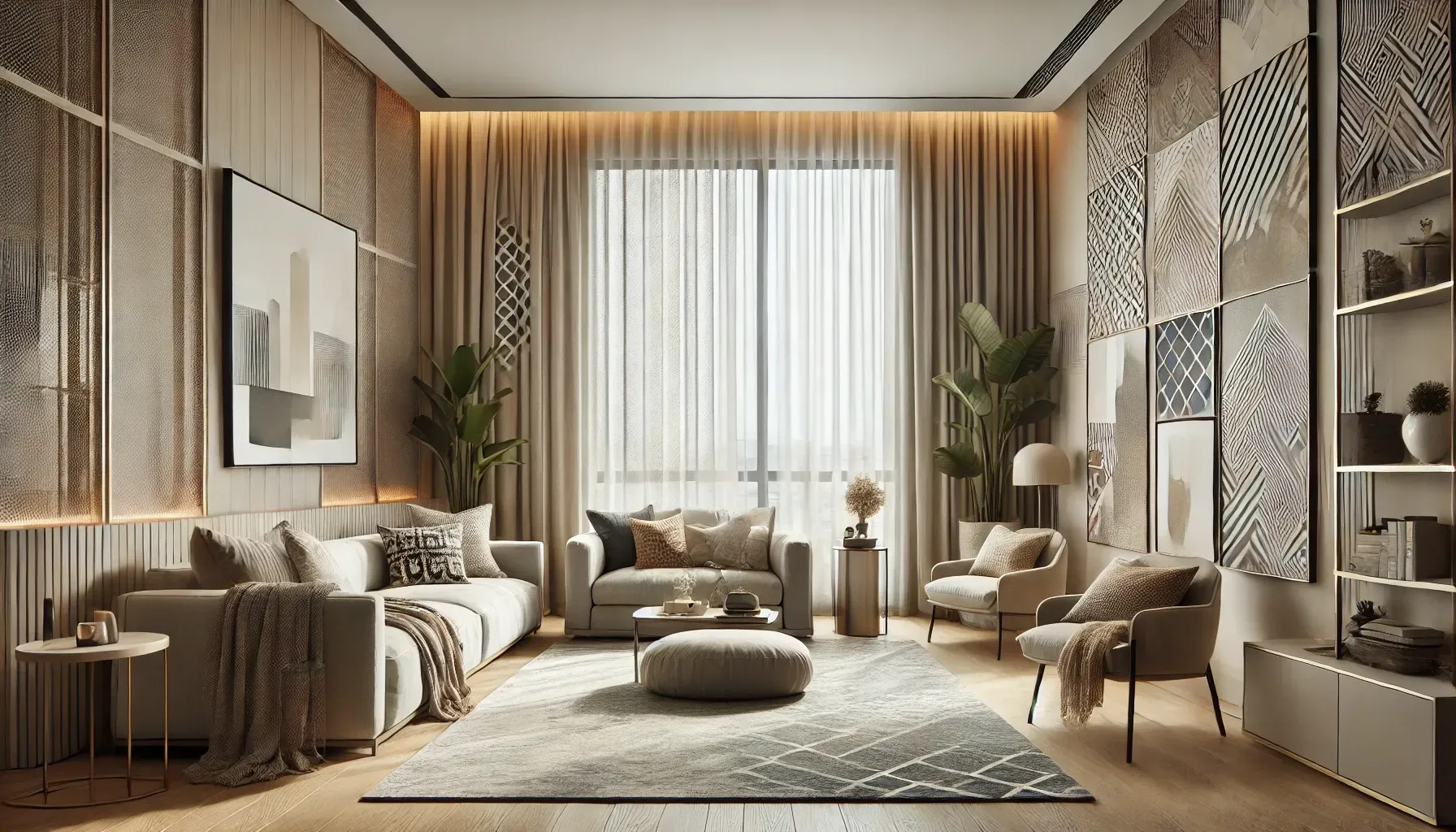Layering Window Treatments with Colors and Patterns