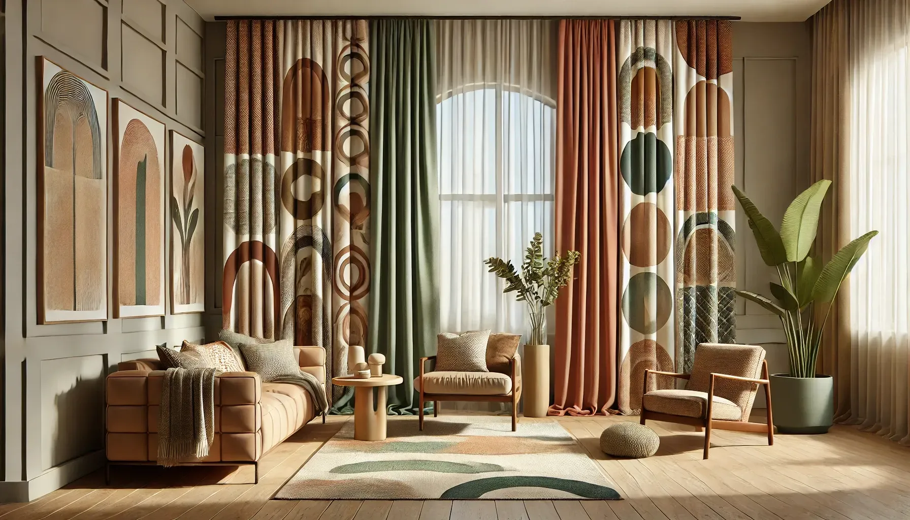 Popular Curtain Colors and Prints for 2024
