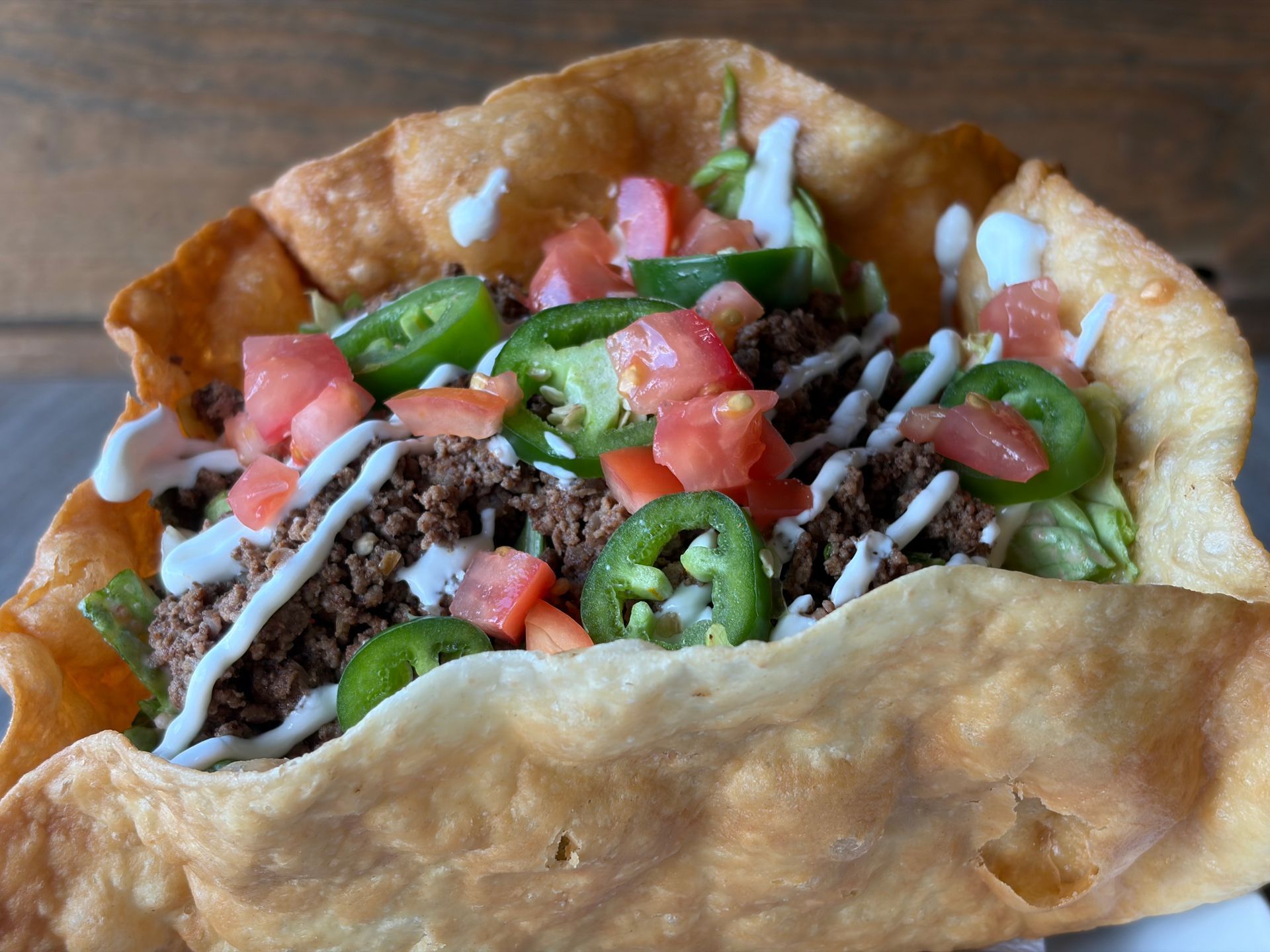 USED TO BE FAMOUS TACO SALAD