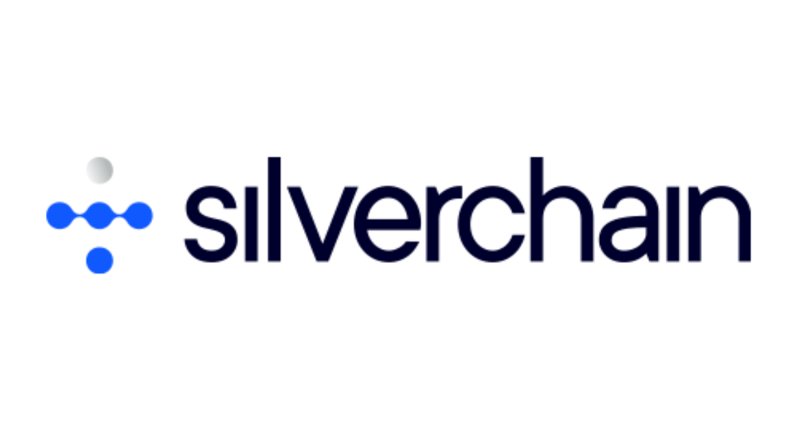 The Silverchain company logo featuring a blue and grey abstract circular icon next to the text 