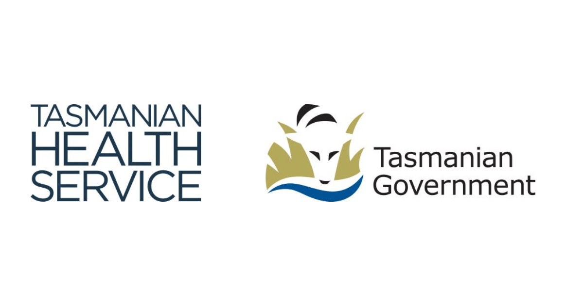 Logos for the Tasmanian Health Service and the Tasmanian Government.