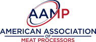 The logo for the american association of meat processors