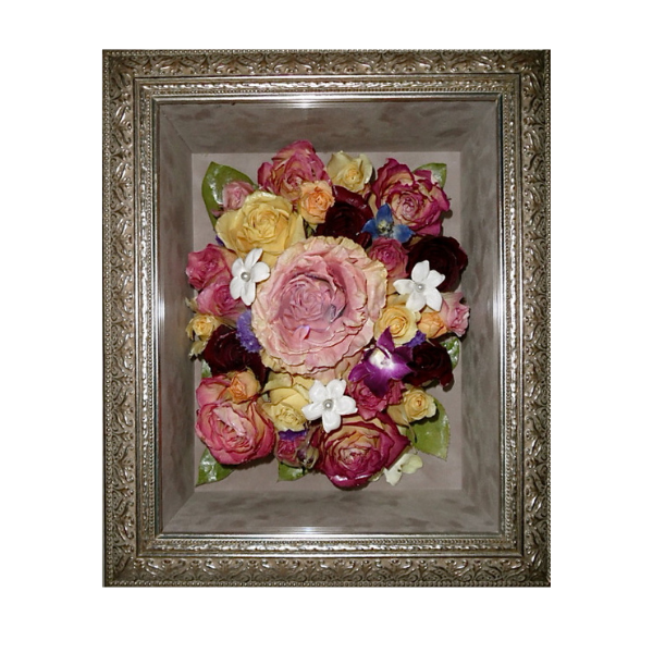 floral preservation shadow box