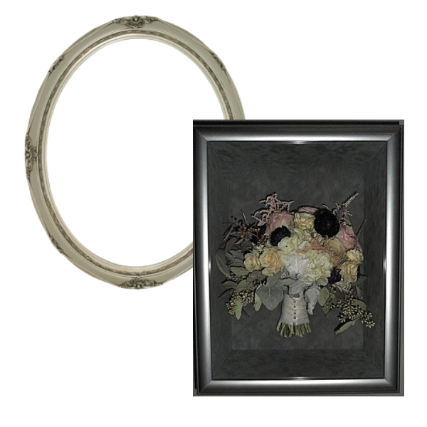 custom frames and shadow boxed for flower preservation
