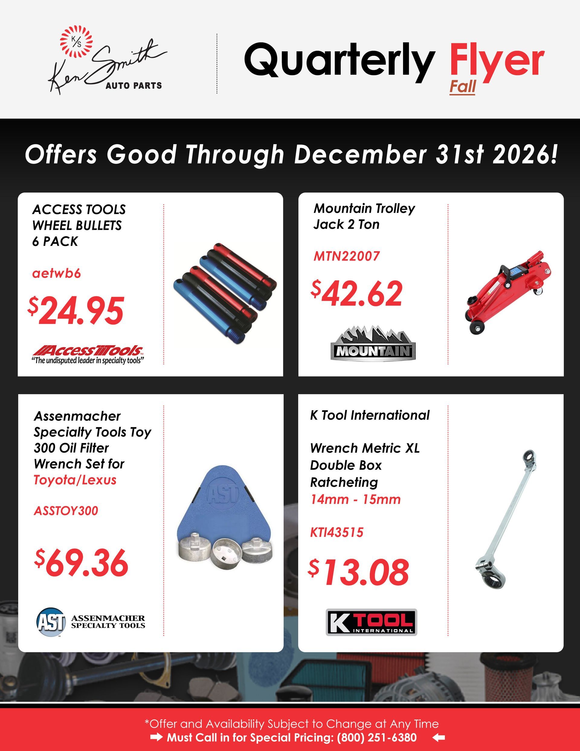 KSAP Winter 2026 Quarterly Offers
