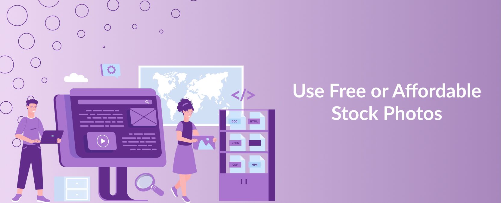 Use Free or Affordable Stock Photos