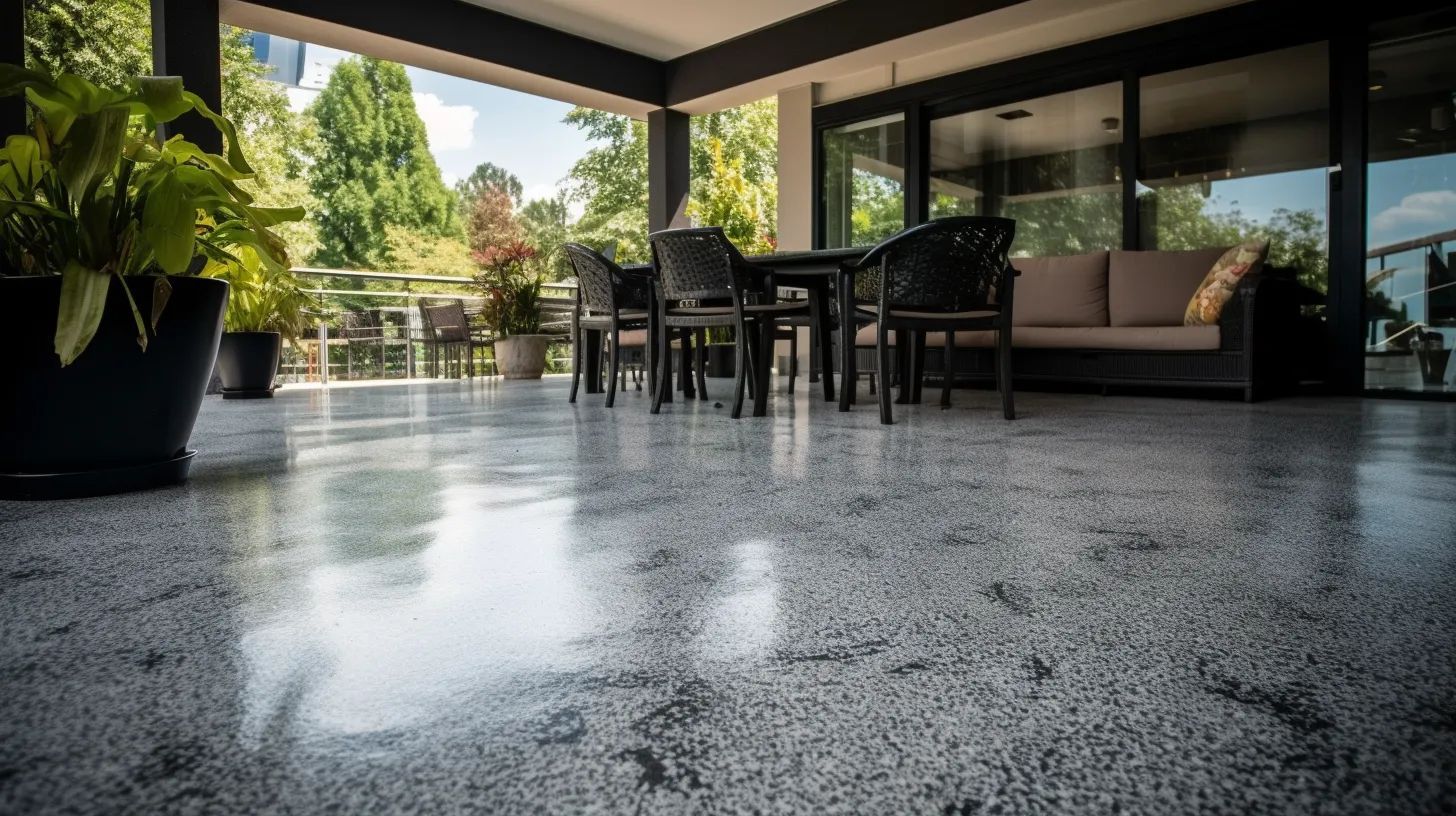 Epoxy patio flooring MA